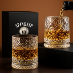 Spin & Sip™ Whiskey Glass Set
